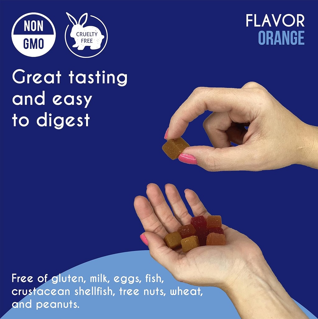 Melatonin 10 mg Gummy Supplement, Orange Flavored, Extra Strength, Sleep Supplements, 100% Natural, 30 Count. 5