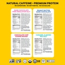 Quantum Energy Square: Energy Bar with Caffeine & 10g Protein. Delicious Healthy Snack On The Go. (Vegan, Gluten-free, Soy-free, Dairy-free) (Variety 8-Pack) 3