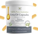 Emu Oil Capsules - Heart, Hair, Metabolism & Joint Support Supplement - Pharmaceutical Grade Emu Oil with CLA, Omegas 3, 6 & 9 with Vitamin K2, A & E by Y-Not Natural - 1000mg, 500 Capsules 2