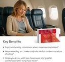 Long-Haul Circulation Relieves Leg Discomfort, Reduces Swollen Feet, Legs, Ankles from Prolonged Sitting, Travel Essentials, Pycnogenol 100mg, Ginger Extract, 30 Servings (Veg Caps) 6