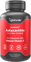 Naturalis New Zealand Astaxanthin (12mg) | Enhanced with Natural Vitamin E | Non-GMO, Soy & Gluten Free | 120 Softgels (4 Month Supply) 2