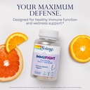 SOLARAY Immufight Maximum Daily Defense, All Day Immune Support, Vitamin C, Vitamin D, Zinc, Probiotics, Monolaurin, Acerola & More, Vegan & Gluten Free, 60 Day Guarantee (180 CT, 60 Serv) 4