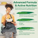 NEVISS Vegan Multivitamin for Women & Men w/Methyl B12, D3 K2, Plant Based Omega 3 (DHA+EPA), Iron, Choline, Zinc, Whole Food Daily Vitamins Gummies for Vegans & Vegetarians, Sugar Free, 60Cts 5