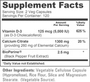 NusaPure Super Calcium 1300mg, Vitamin D3-240 Veggie Caps (Non-GMO, Soyfree, Bioperine) 5