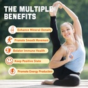 Calcium Magnesium Supplement Gummies for Adults: Calcium Citrate 600 mg with Vitamin D3 & K2 for Women Men - Supports B0ne Strength, Better Zzz, Muscles, Energy & Immune (60 Count) 6