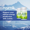 CoQ10 100mg – Heart & Energy Support with Powerful Antioxidant, 120 Softgels, Easy-to-Swallow | Innervis Nutrition 5