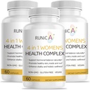 4-in-1 Women’s Hormonal Balance Complex | Rosehip, Pueraria & Evening Primrose with Soy Isoflavones | Menstrual Cycle, Menopause, Energy Level & Healthy Skin Support 180 Vegan Capsules 2
