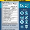 Vital Planet - Vital Flora Ultra Daily Probiotic 60 Billion CFU, 60 Diverse Strains, 7 Organic Prebiotics, Immune Support, Digestive Health Shelf Stable Probiotics for Women and Men 30 Capsules 3