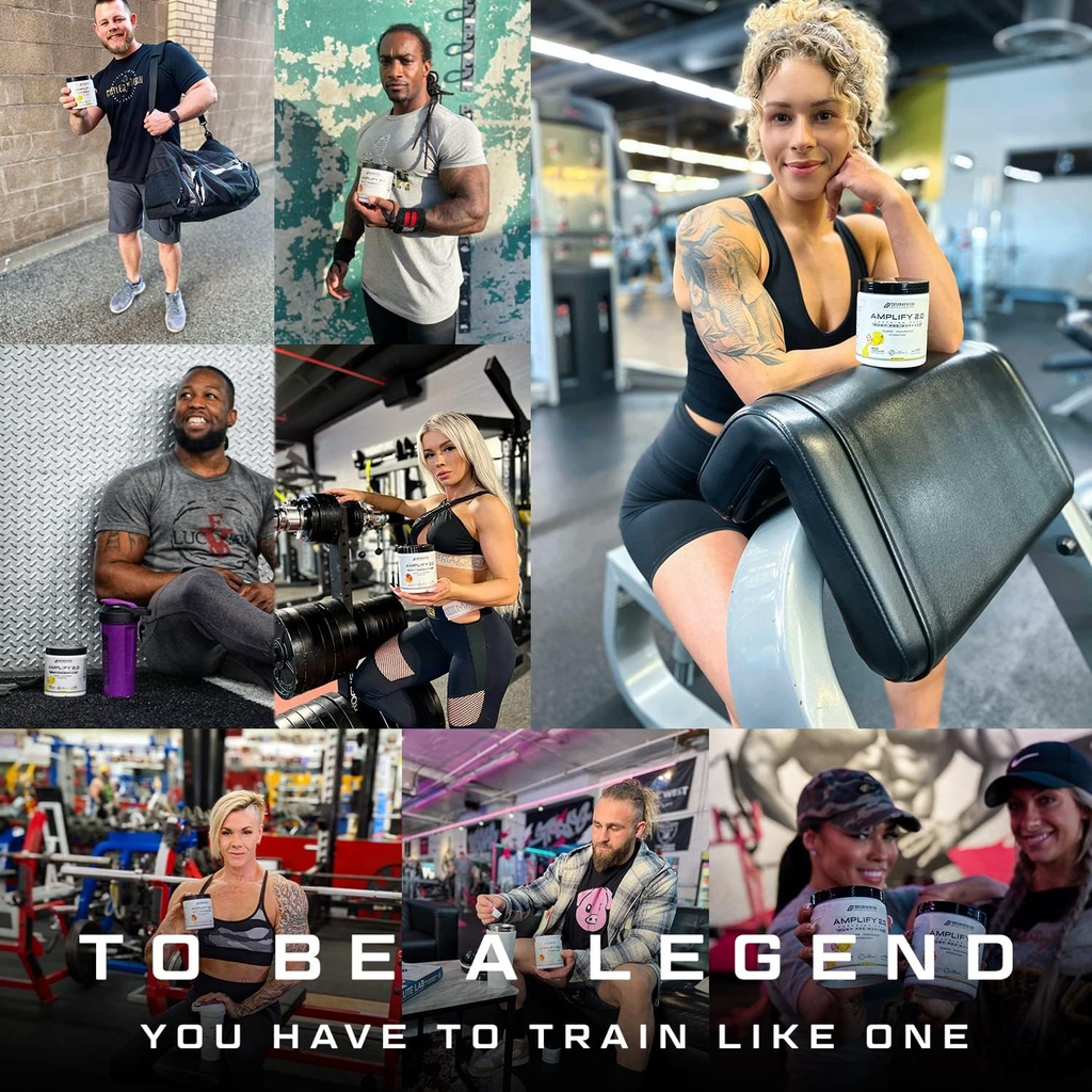 Cutler Nutrition Amplify Pump Pre Workout Caffeine Free Nitric Oxide Booster containing Arginine and Citrulline Pre-Workout for Maximum Pumps 6