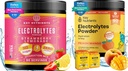 KEY NUTRIENTS Electrolyte Power Duo: Tropical Peach Mango & Juicy Strawberry Lemonade – Hydration & Endurance, Zero Sugar & Calories – 180 Servings 2