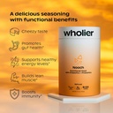 wholier Nutritional Yeast Flakes with Prebiotics & Probiotics for Gut Health. Methylcobalamin Vitamin B12 & Vitamin D3. Vegan Cheesy Seasoning. (5.3 oz.) (Natural) 4