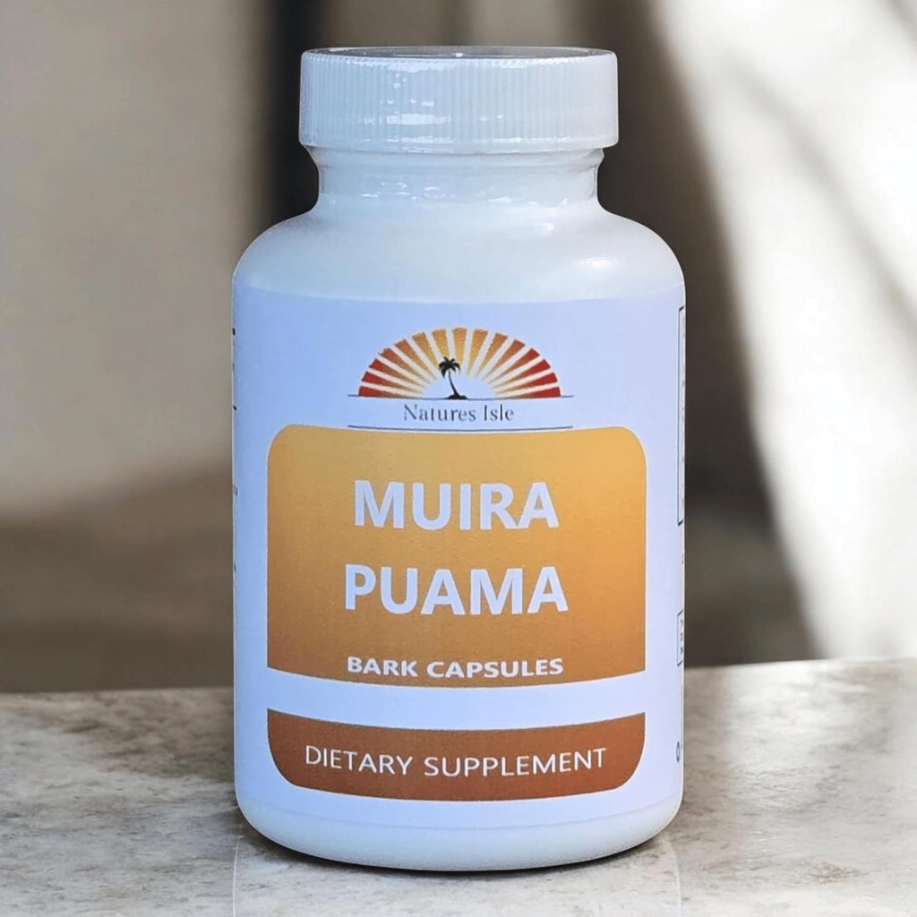 Generic Muira Puama Bark Powder Capsules 500mg - 60 2