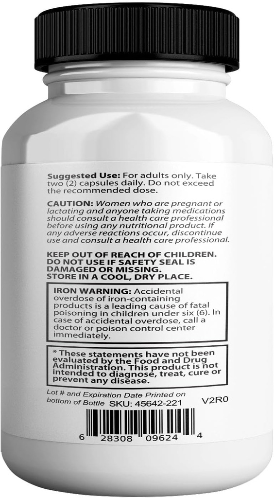 Reviva Glow Max - Hair, Skin & Nails Support Supplement | Biotin, Calcium, Magnesium, Folate & Herbal Blend | Premium Formula | 60 Capsules, Vegan & Gluten-Free 5