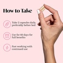 Winged Wellness Hot Momma Menopause Supplements for Women - Hormone-Free Menopause Relief Support for Hot Flashes & Night Sweats with Chaste Tree Berry, Multivitamins & More - 60 Vegan Capsules 6