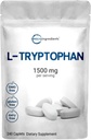 Micro Ingredients L-Tryptophan 1,500mg, 240 Caplets | Essential Amino Acid + Relaxation Support | Mood, Sleep & Nervous System Balance | Clean Label, Non-GMO 2