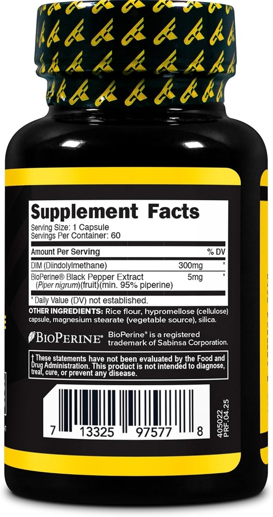 Primaforce DIM Supplement (Diindolylmethane) 300mg, 60 Capsules 5