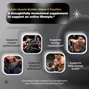 Ultra Muscle Builder Supplement with L-Arginine & Tribulus – Sports Training Support – 150 Capsules (150-Day Supply) 4