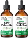 Wild & Organic Saw Palmetto Tincture 4 fl oz & Stinging Nettle Root Tincture 4 fl oz 2