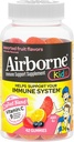 Airborne Vitamin C 500mg (per Serving) Kids Assorted Fruit Flavored Gummies (42 Count in a Bottle), Gluten-Free Immune Support Supplement with Vitamins A C E, Selenium, Echinacea & Ginger 2