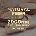 Psyllium Husk Capsules 1500 mg - Natural Fiber Supplement Pills, Daily Digestion, Colon Health, & Regularity Support, Plant Based Psyllium Husks Powder Caps, Vegan, Non-GMO - 120 Veggie Capsules 6