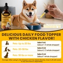 Turkey Tail Mushroom for Dogs - Faster Absorption 2000mg Turkey Tail Mushroom for Immune & Digestive, Joint, Energy, 5X Mushrooms for Pet Drop with Turmeric & Probiotic - Vet Formulated, 90 ML/3FL.oz 5