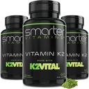 (3 Pack) Smarter Vitamin K2 MK7 100mcg, Made with K2VITAL and Kale, 180 Liquid Softgels 2