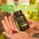 (3 Pack) Smarter Vitamin K2 MK7 100mcg, Made with K2VITAL and Kale, 180 Liquid Softgels 6