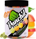 Punch'd Energy Natural Caffeine Gummies (200 Count Value Jar) 100mg of Caffeine per 10 Gummies, Clean Label, Ultra Low Glycemic, Low Calorie, Vitamin C 2