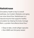 Utzy Naturals Nattokinase | 2000 FU per Serving from Japanese Natto | for Cardiovascular and Circulatory Support | 60 Softgels 5