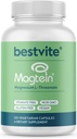 BESTVITE Magtein Magnesium L-Threonate Capsules - 2000mg per Serving (120 Vegetarian Capsules) - Patented and Bioavailable Magnesium - No Stearates - No Fillers - Vegan - Non GMO - Gluten Free 2