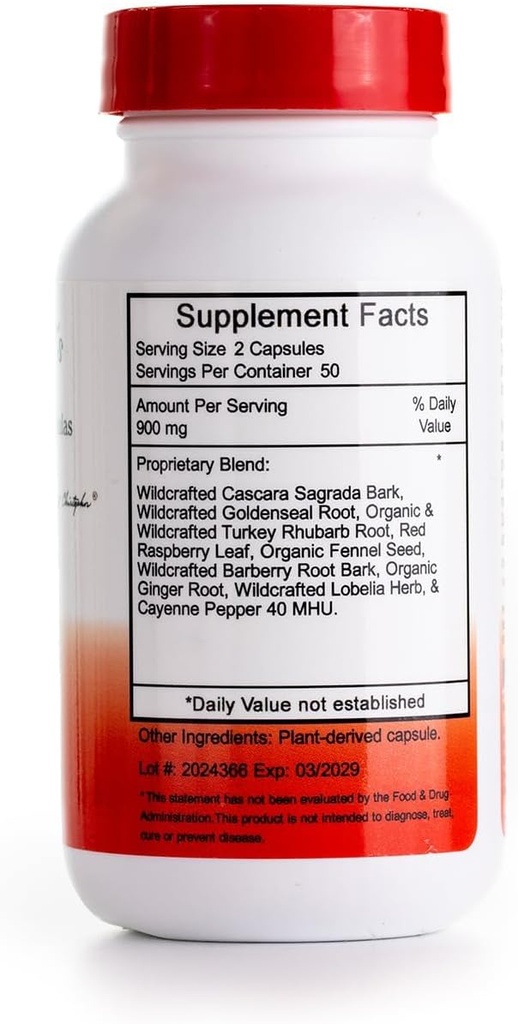 Christopher's Original Formulas Lower Bowel Cleanse Formula Capsules - Herbal Laxative Colon Cleanse and Gut Cleanse 100 ct. 3