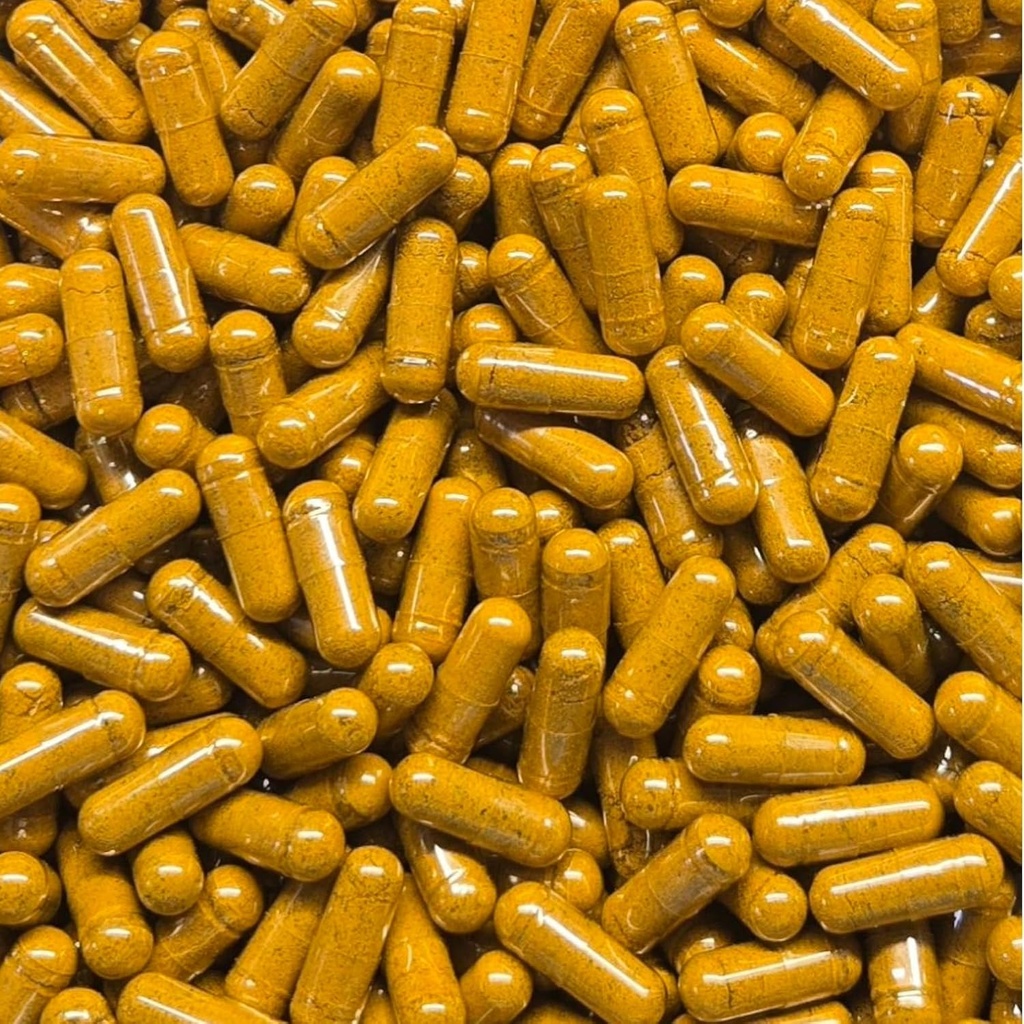 Organic Turmeric Powder and Peppercorn 60 Capsules 500mg Each (Tumeric - Curcuma Longa) 4