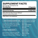 TrueSeaMoss Irish Sea Moss Capsules - 120 Original Capsules (1600mg) - Prebiotic Superfood - Boosts The Immune & Digestive System - Healthy Skin, Keto Detox, Gut, Joint Support 3