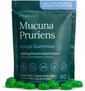 Dopamine Supplement - Sugar-Free Mucuna Pruriens Gummies (2g/serving) Energy & Focus Gummies - Potent Mucuna Pruriens Extract Supplement for Calm Mood and Motivation, Vegan, Non-GMO, Gluten-Free, 60ct 2