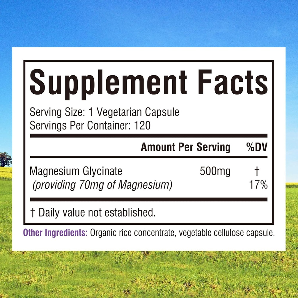 Innate Vitality Magnesium Glycinate & Vitamin B12 Bundle, No Gluten & Vegan, Magnesium (120 Caps) & Vitamin B12 (90 Fast Dissolve Tabs), Value Pack, Bundle & Save 3