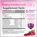 Menopause Supplements for Women Gummies - with Black Cohosh, Cranberry 3 Billion CFU Probiotics - Complete Menopause Relief Balance for Hot Flashes, Night Sweats, Vaginal Health Support - 60 Gummies 3