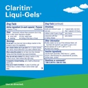 Claritin Liqui-Gels 24 Hour Allergy Relief, Non-Drowsy Allergy Medicine, Loratadine Antihistamine Capsules, 60 Count 3