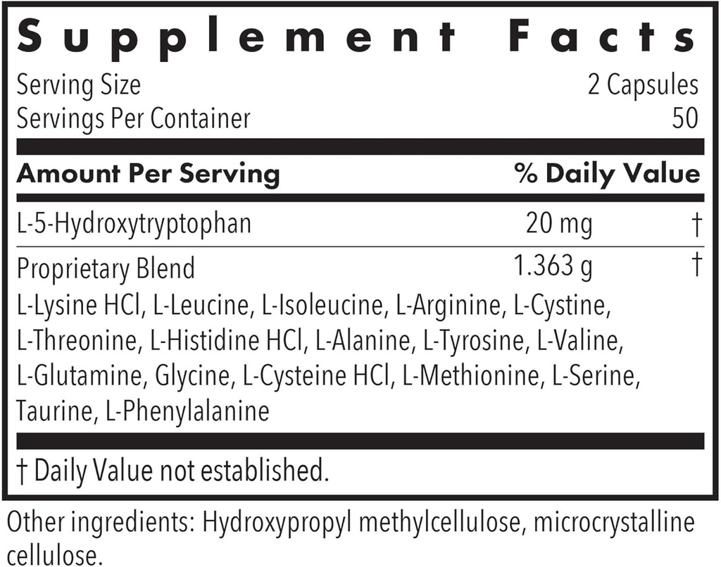 Allergy Research Group Free Aminos Supplement - Lean Muscle Mass Support, Vegetarian Capsules - 100 Count 4