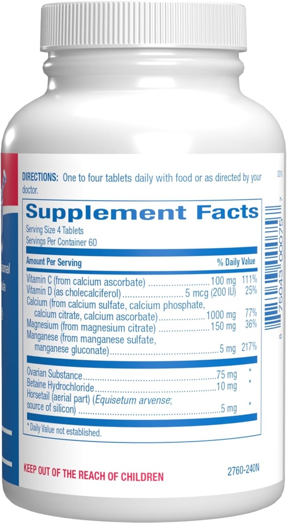 Osteo-Plex Bone Health Supplement for Women - Clinical Formula Bone Strength Supplement with Magnesium Calcium Vitamin D3 & Trace Minerals Complex - Easy to Swallow Gentle Tablets - 240 Count 4