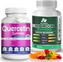 BIO VITALICA Quercetin Gummies & Mushroom Gummies (Bundle) 2