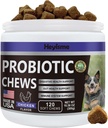 Probiotics for Dogs, Improve Yeast Balance, Itchy Skin Itchy Ears, Gut Health, Allergies, Immunity, Dog Probiotics and Digestive Enzymes with Prebiotics - Reduce Diarrhea (Chicken, 120 Chews) 2