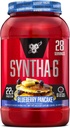 BSN SYNTHA-6 Premium Protein Powder with 6g of Fiber, Whey Protein, Micellar Casein, Milk Protein Isolate Blend, 5g Fat, Blueberry Pancake, 28 Servings (Packaging May Vary) 2