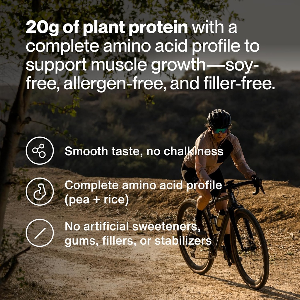 Momentous Vegan Protein Powder - 20 g Plant-Based Protein - NSF Certified for Sport - Gluten-Free - Non-GMO - 22 Servings for Essential Everyday Use - Chocolate 3