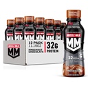 Muscle Milk Pro Advanced Nutrition Protein Shake, Knockout Chocolate, 11.16 Fl Oz (Pack of 12), 32g Protein, 1g Sugar, 16 Vitamins & Minerals, 5g Fiber, Workout Recovery, Energizing Snack, Packaging May Vary 2