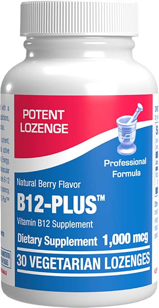 Vitamin B12 Methylcobalamin 1000 mcg - Clinical Formula Methyl B12 Sublingual 1000 mcg Tasty Lozenges for Energy Eye Nerve and Brain Support for Men and Women - 30 Count (Berry Flavor) 2