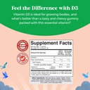 Chewable Vitamin D Gummies for Kids - Delicious Kids Vitamin D 1000 IU Per Serving Gummy Vitamins for and Toddlers Immune Support Plus Muscle Teeth and Bone Health - Gelatin Free Fruit Flavors 4