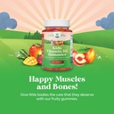 Chewable Vitamin D Gummies for Kids - Delicious Kids Vitamin D 1000 IU Per Serving Gummy Vitamins for and Toddlers Immune Support Plus Muscle Teeth and Bone Health - Gelatin Free Fruit Flavors 6