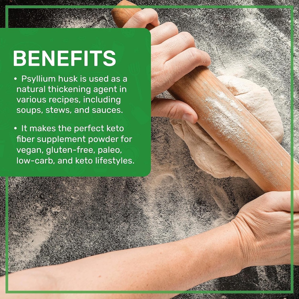 Jiva USDA Organic Whole Husk Psyllium (Isabgol) 12 Ounce 5