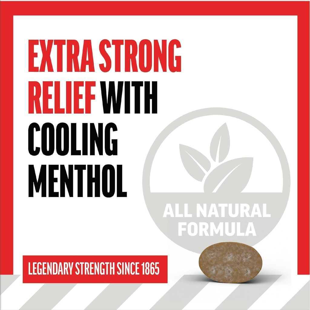 Fisherman's Friend Cough Drops, Cough Suppressant and Sore Throat Lozenges, Original Extra Strong, 10mg Menthol, 228 Drops (6 Packs of 38) 4