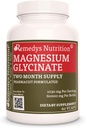 Remedy's nutrition Magnesium Glycinate | 1,000 mg, 60 Vegan Capsules Dietary Supplement | Two Month Supply | Also Contains Alfalfa Leaf, Watercress & Nettle Leaf 2